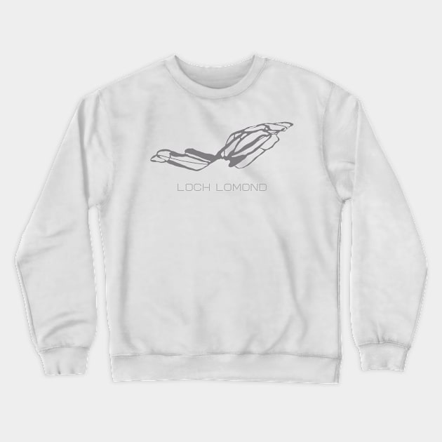 Loch Lomond Resort 3D Crewneck Sweatshirt by Mapsynergy